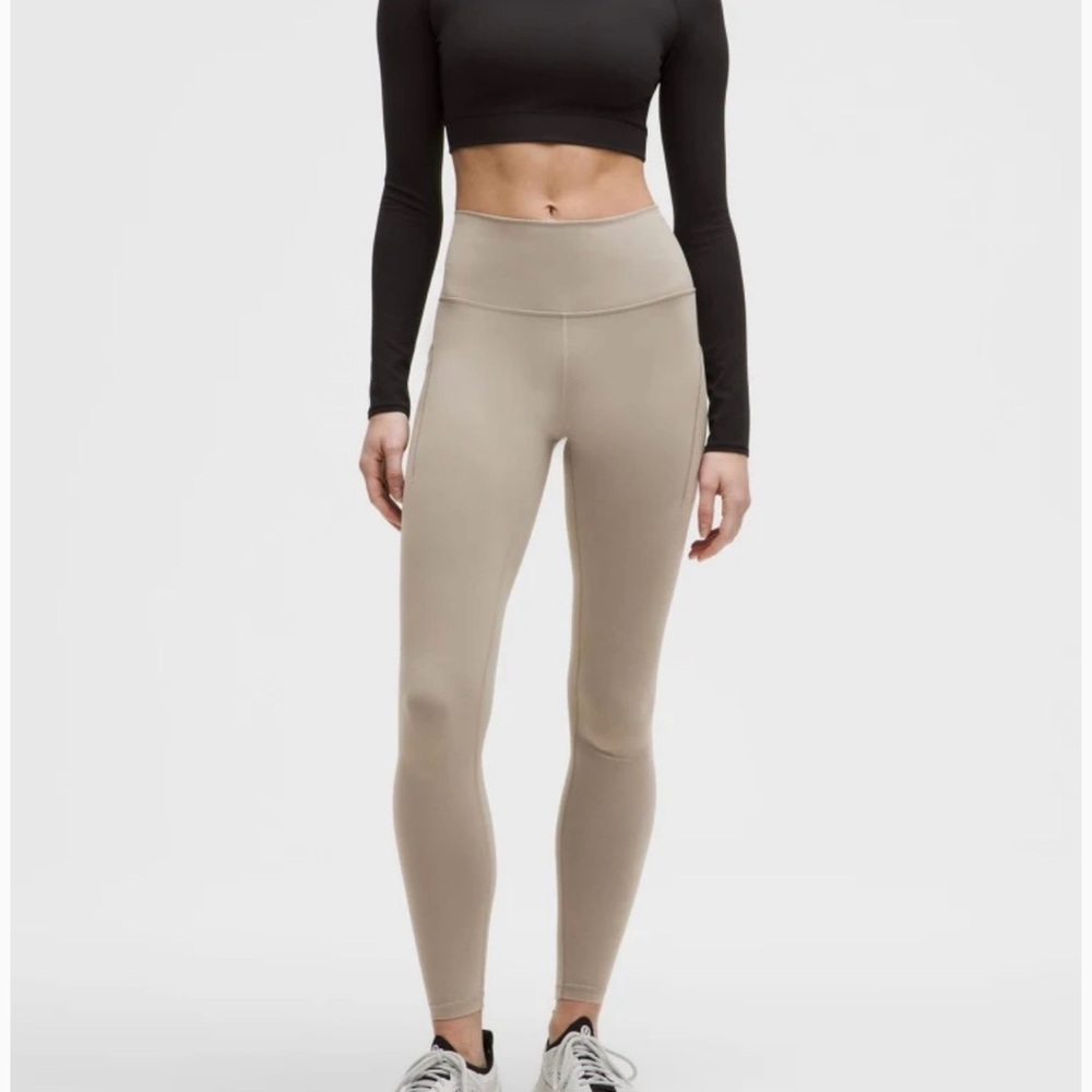 lululemon athletica High-Rise Leggings in Taupe